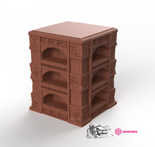 Load image into Gallery viewer, Catacombs Large Burial Niche - 3DHexes Wargaming Terrain D&amp;D DnD