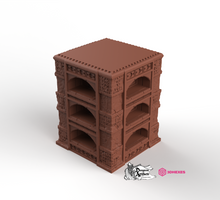 Load image into Gallery viewer, Catacombs Large Burial Niche - 3DHexes Wargaming Terrain D&amp;D DnD