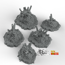 Load image into Gallery viewer, Cave Blazing Crystals - Fantastic Plants and Rocks Vol. 2 - Print Your Monsters - Wargaming D&amp;D DnD