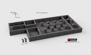 Inn of the Welcome Wench Cellar - Basement 28mm Clorehaven and the Goblin Grotto Wargaming Terrain D&D, DnD