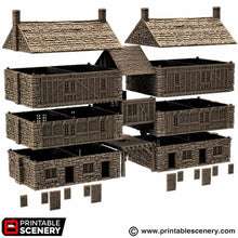 Load image into Gallery viewer, Cobblestone Way - King and Country - Printable Scenery Terrain Wargaming D&amp;D DnD 10mm 15mm 20mm 25mm 28mm 32mm 40mm 54mm