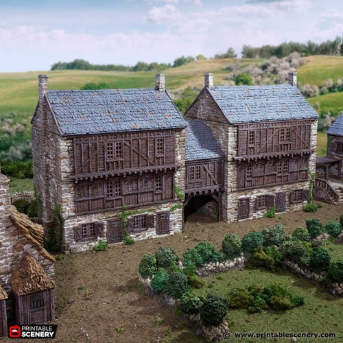 Cobblestone Way - King and Country - Printable Scenery Terrain Wargaming D&D DnD 10mm 15mm 20mm 25mm 28mm 32mm 40mm 54mm