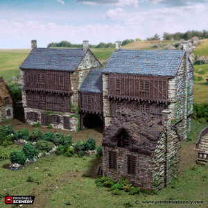 Cobblestone Way - King and Country - Printable Scenery Terrain Wargaming D&D DnD 10mm 15mm 20mm 25mm 28mm 32mm 40mm 54mm