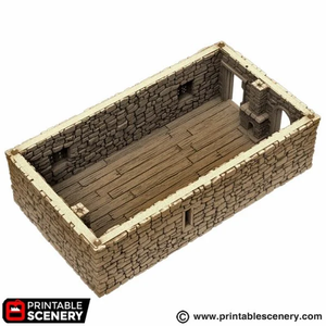 Country Manor - King and Country - Printable Scenery Terrain Wargaming D&D DnD 10mm 15mm 20mm 25mm 28mm 32mm 40mm 54mm Painted options