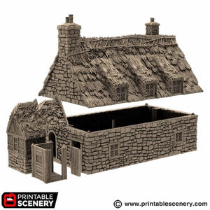 Country Manor - King and Country - Printable Scenery Terrain Wargaming D&D DnD 10mm 15mm 20mm 25mm 28mm 32mm 40mm 54mm Painted options