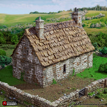Load image into Gallery viewer, Country Manor - King and Country - Printable Scenery Terrain Wargaming D&amp;D DnD 10mm 15mm 20mm 25mm 28mm 32mm 40mm 54mm Painted options