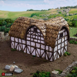 Country Stables - King and Country - Printable Scenery Terrain Wargaming D&D DnD 10mm 15mm 20mm 25mm 28mm 32mm 40mm 54mm