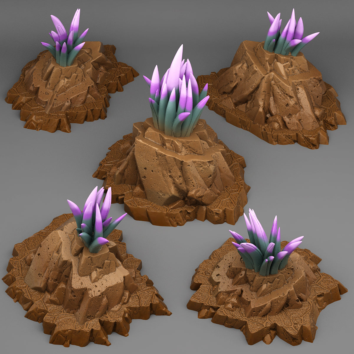 Crown of the Desert Yucca - Fantastic Plants and Rocks Vol. 3 - Print Your Monsters - Wargaming D&D DnD