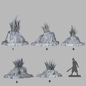 Crown of the Desert Yucca - Fantastic Plants and Rocks Vol. 3 - Print Your Monsters - Wargaming D&D DnD