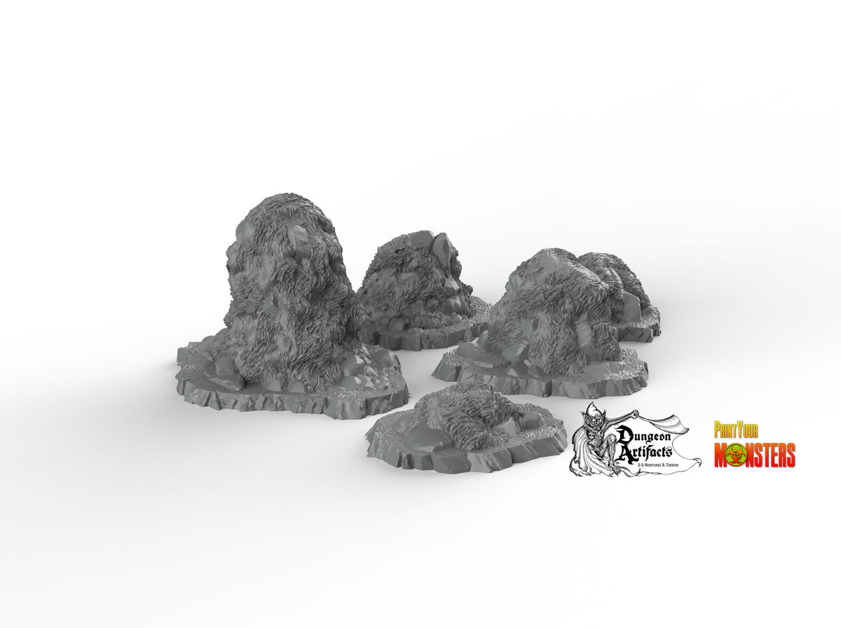 Curious Grassy Rocks - Fantastic Plants and Rocks Vol. 2 - Print Your ...