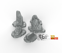 Load image into Gallery viewer, Cybernetic Stones - Fantastic Plants and Rocks Vol. 2 - Print Your Monsters - Wargaming D&amp;D DnD