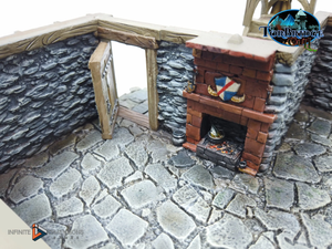 Last Hearth Keep's Cottage - Torbridge Cull - Infinite Dimensions Terrain Wargaming D&D DnD 15mm 20mm 25mm 28mm 32mm 40mm