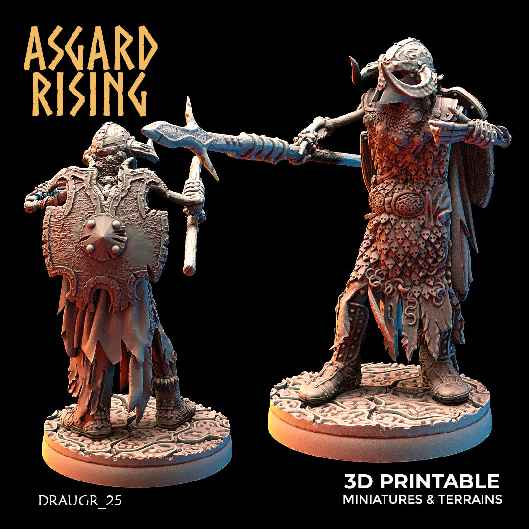 Draugr Phalanx 25 - Asgard Rising - Wargaming D&D DnD