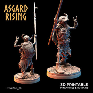 Draugr Phalanx 26 - Asgard Rising - Wargaming D&D DnD