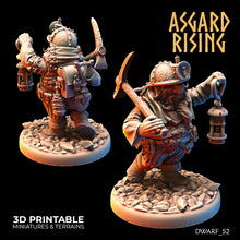 Load image into Gallery viewer, Dwarven Miners - Asgard Rising - Wargaming D&amp;D DnD