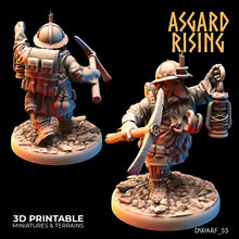 Load image into Gallery viewer, Dwarven Miners - Asgard Rising - Wargaming D&amp;D DnD