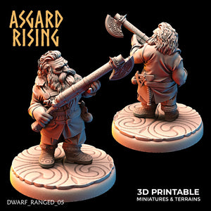 Dwarven Firearm Warriors Modular Set - Asgard Rising - Wargaming D&D DnD