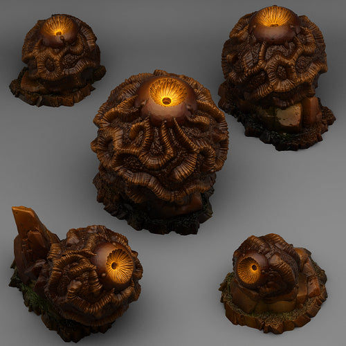 Dark Observer Stones - Fantastic Plants and Rocks Vol. 3 - Print Your Monsters - Wargaming D&D DnD