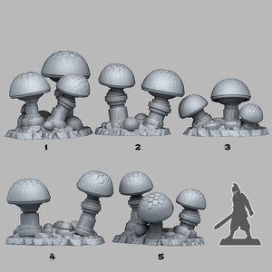 Data Shrooms - Fantastic Plants and Rocks Vol. 3 - Print Your Monsters - Wargaming D&D DnD