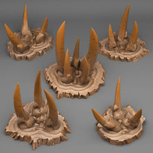 Load image into Gallery viewer, Desert Orc Stones - Fantastic Plants and Rocks Vol. 3 - Print Your Monsters - Wargaming D&amp;D DnD