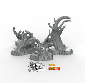 Desolation Trees - Fantastic Plants and Rocks Vol. 2 - Print Your Monsters - Wargaming D&D DnD