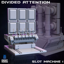 Load image into Gallery viewer, Casino Games - Slot Machine Set - Broken Chip Casino - Print Minis - Wargaming D&amp;D DnD