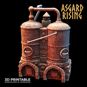 Dwarven Distillery and Brewery - Asgard Rising - Wargaming D&D DnD