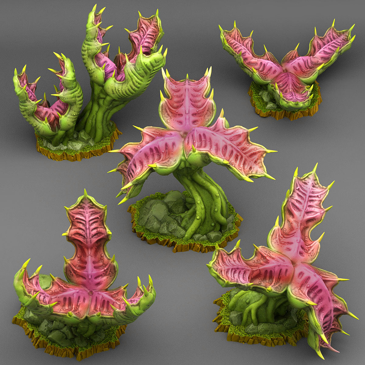 Dragontongue Mancatcher - Fantastic Plants and Rocks Vol. 3 - Print Your Monsters - Wargaming D&D DnD