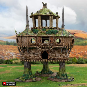 Palace of the Druids - Rise of the Halflings - Printable Scenery Terrain Wargaming D&D DnD