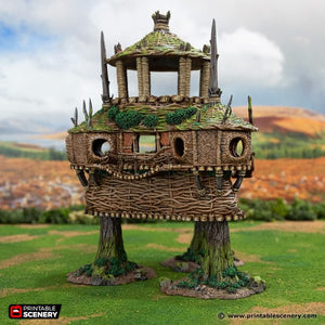Palace of the Druids - Rise of the Halflings - Printable Scenery Terrain Wargaming D&D DnD