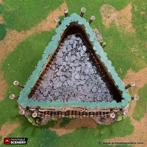Palace of the Druids - Rise of the Halflings - Printable Scenery Terrain Wargaming D&D DnD