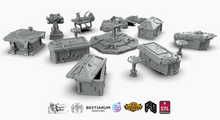 Load image into Gallery viewer, Dracul&#39;s Manor Dungeon Crypt Furnishing Set - Wargaming D&amp;D DnD Vampire Dracula