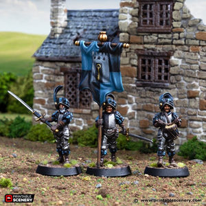 Empire Swordsman - King and Country - Printable Scenery Wargaming D&D DnD 28mm 32mm 40mm 54mm