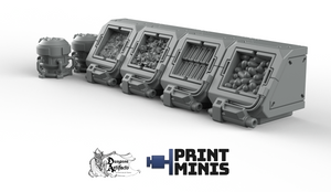 Narcotics Store Experience Dispensers - Night Market - Print Minis - Wargaming D&D DnD