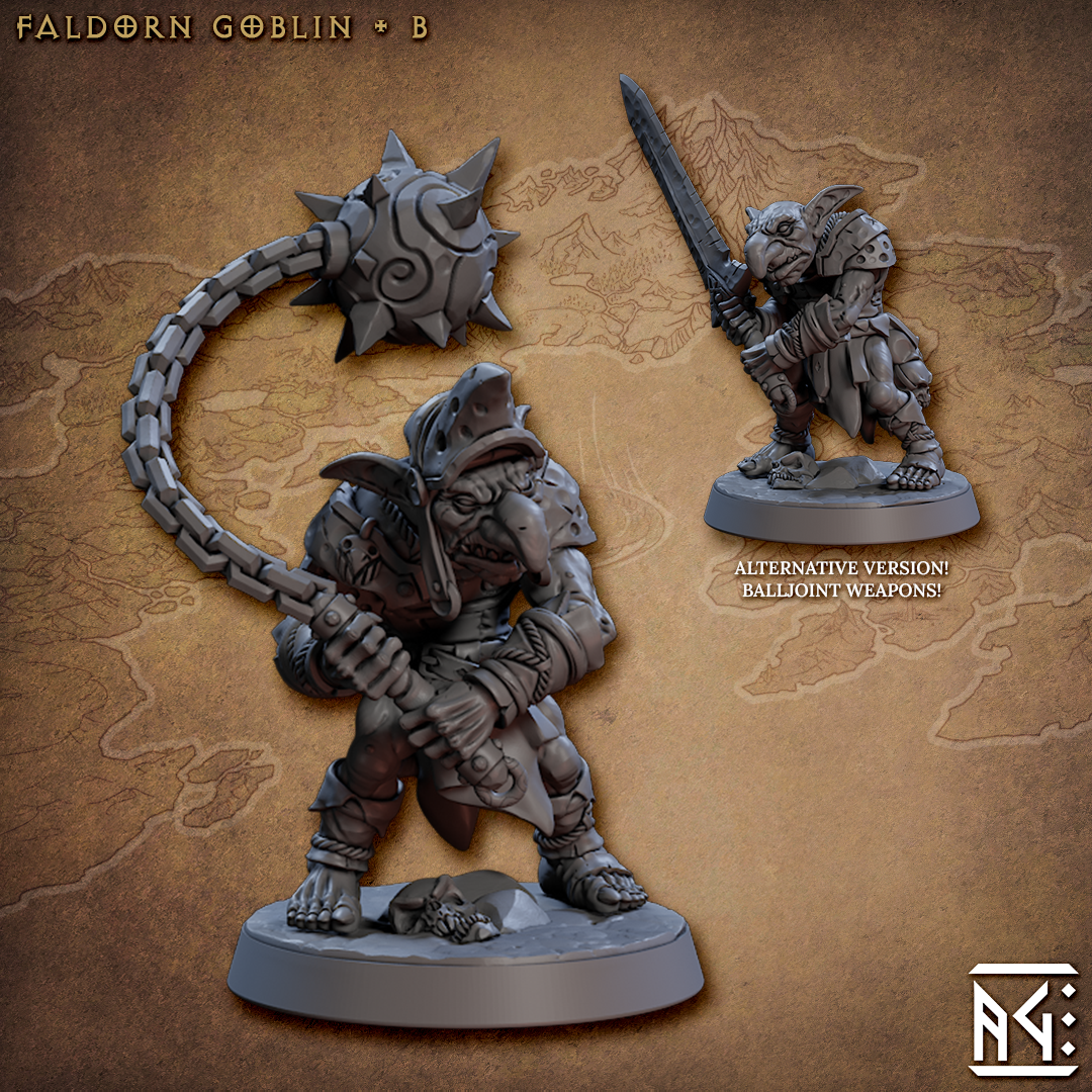 Faldorn Goblin B - Faldorn Goblins - Artisan Guild Minis Wargaming D&D DnD