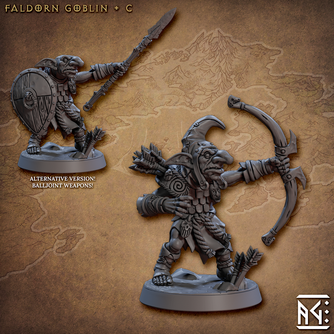 Faldorn Goblin C - Faldorn Goblins - Artisan Guild Minis Wargaming D&D DnD