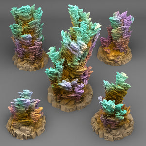 Fairy Kingdom Coral - Fantastic Plants and Rocks Vol. 3 - Print Your Monsters - Wargaming D&D DnD