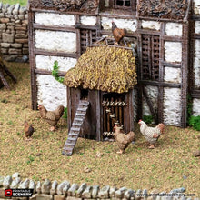 Load image into Gallery viewer, Farm Chicken Hut - King and Country - Printable Scenery Terrain Wargaming D&amp;D DnD