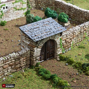 Farm Gate - King and Country - Printable Scenery Terrain Wargaming D&D DnD 10mm 15mm 20mm 25mm 28mm 32mm 40mm 54mm Painted options