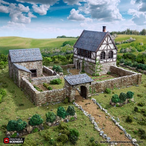 Farm Gate - King and Country - Printable Scenery Terrain Wargaming D&D DnD 10mm 15mm 20mm 25mm 28mm 32mm 40mm 54mm Painted options