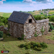 Load image into Gallery viewer, Farm Pig Pen - King and Country - Printable Scenery Terrain Wargaming D&amp;D DnD 10mm 15mm 20mm 25mm 28mm 32mm 40mm 54mm Painted options