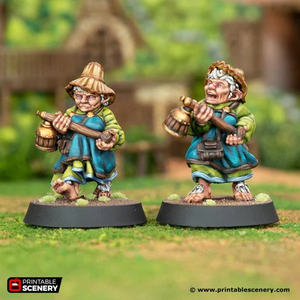 Fennel Cribbits - Rise of the Halflings - Printable Scenery Wargaming D&D DnD 28mm 32mm 40mm 54mm