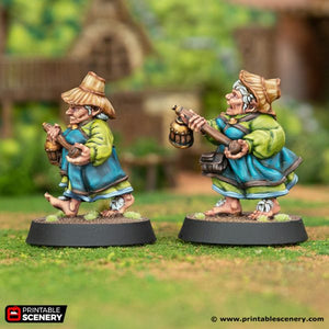 Fennel Cribbits - Rise of the Halflings - Printable Scenery Wargaming D&D DnD 28mm 32mm 40mm 54mm