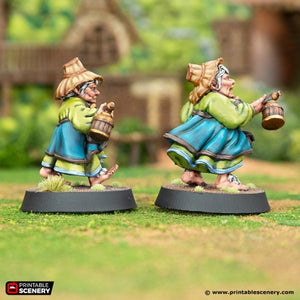 Fennel Cribbits - Rise of the Halflings - Printable Scenery Wargaming D&D DnD 28mm 32mm 40mm 54mm