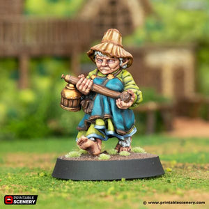 Fennel Cribbits - Rise of the Halflings - Printable Scenery Wargaming D&D DnD 28mm 32mm 40mm 54mm