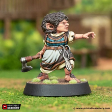 Load image into Gallery viewer, Fern Greenly - Rise of the Halflings - Printable Scenery Wargaming D&amp;D DnD 28mm 32mm 40mm 54mm