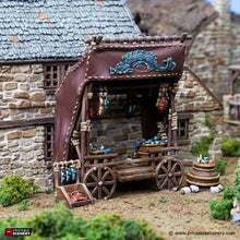 Load image into Gallery viewer, Fish Monger - King and Country - Printable Scenery Wargaming D&amp;D DnD 28mm 32mm 40mm 54mm