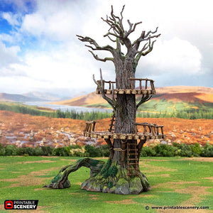 The Forest Forts - Rise of the Halflings - Printable Scenery Terrain Wargaming D&D DnD