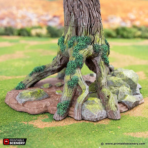 The Forest Forts - Rise of the Halflings - Printable Scenery Terrain Wargaming D&D DnD