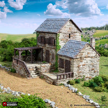 Load image into Gallery viewer, Stonestreet Baker- King and Country - Printable Scenery Terrain Wargaming D&amp;D DnD 10mm 15mm 20mm 25mm 28mm 32mm 40mm 54mm Painted options